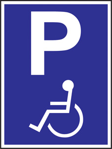 SAFETY SIGN (PVC) | Disabled Parking